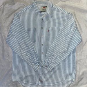 Vintage Pin stripped Levi’s Button up
